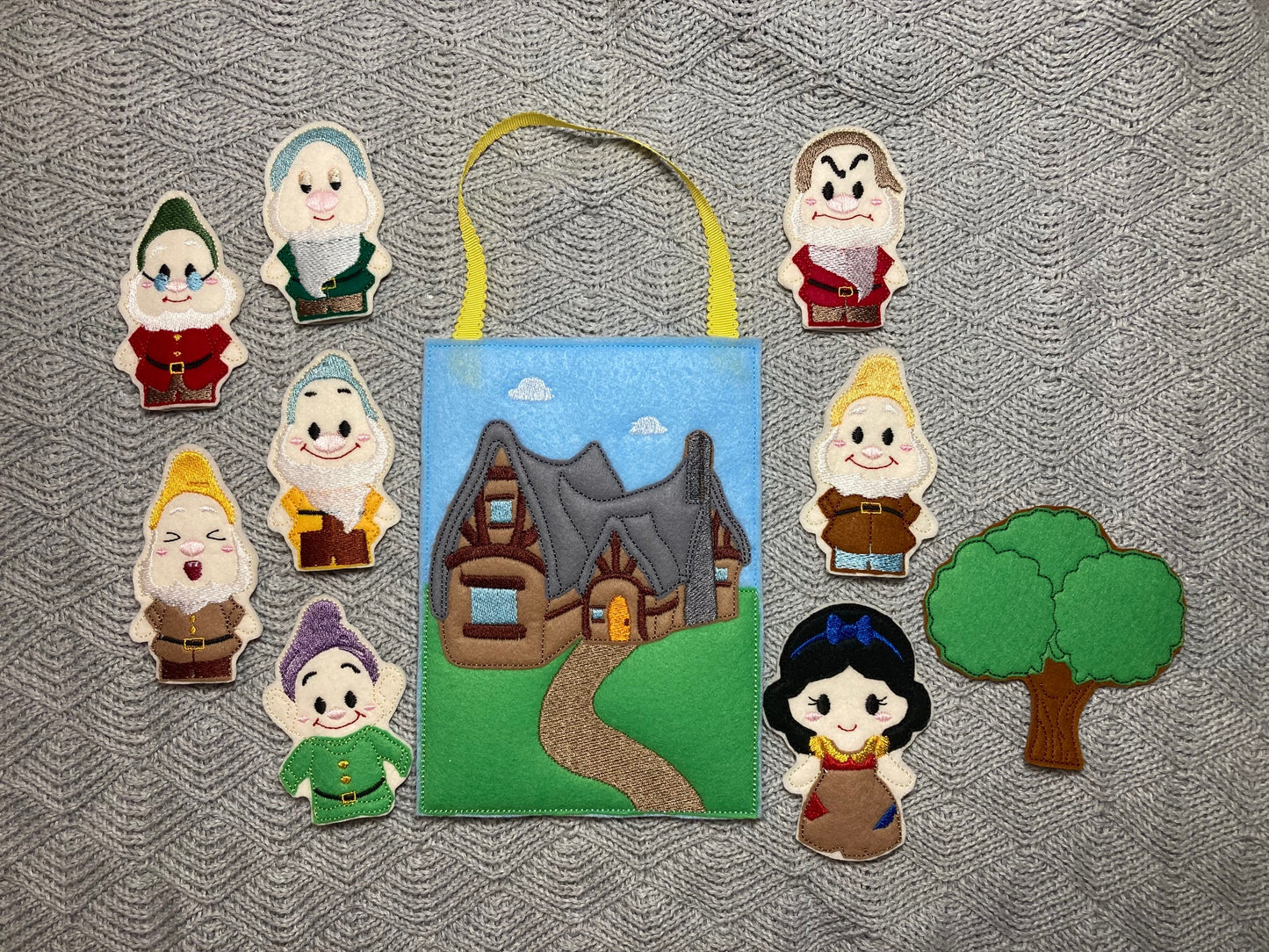 Forest Princess Finger Puppet Set One