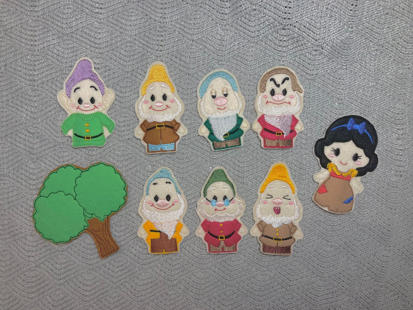Forest Princess Finger Puppet Set One