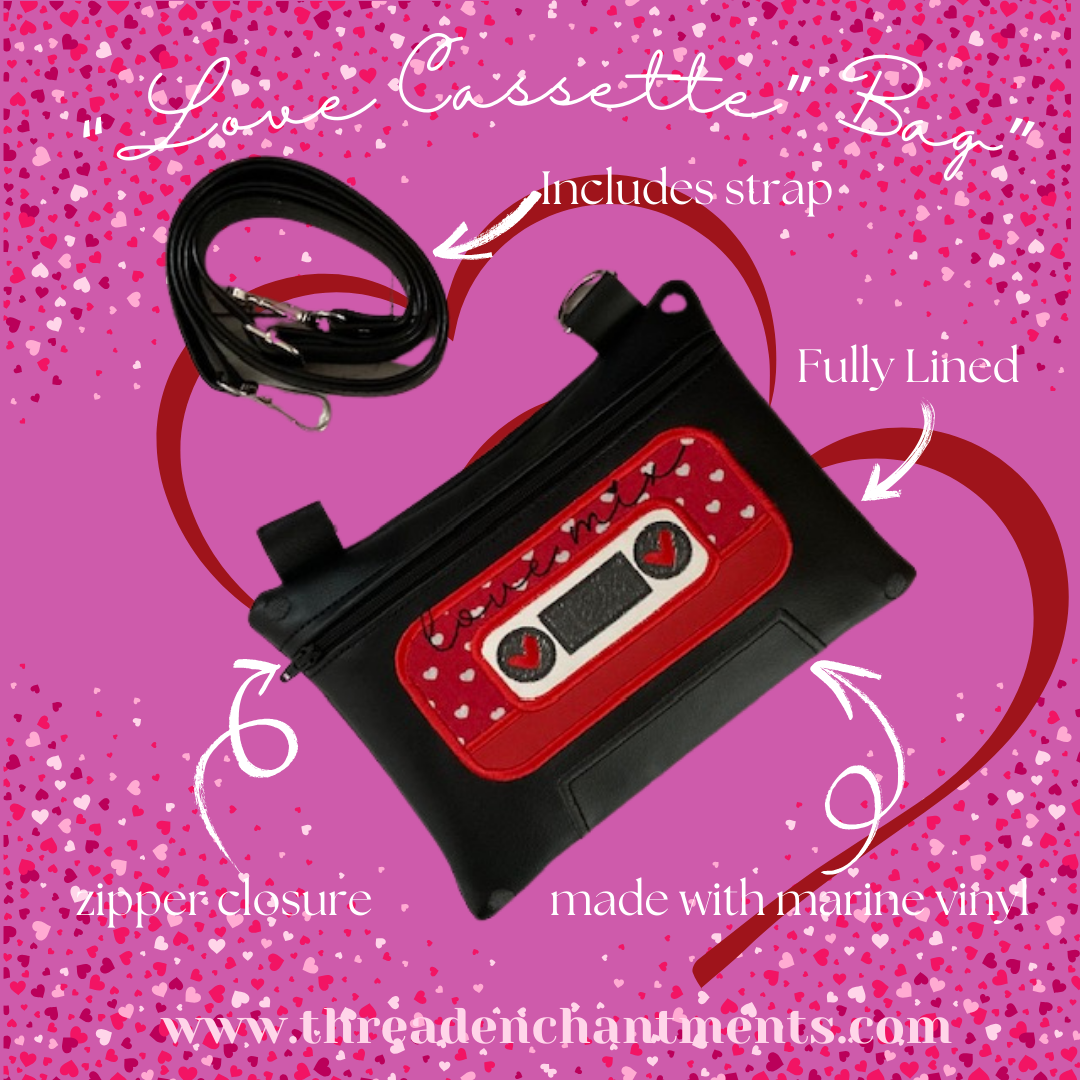 "Love Mix Cassette" Bag