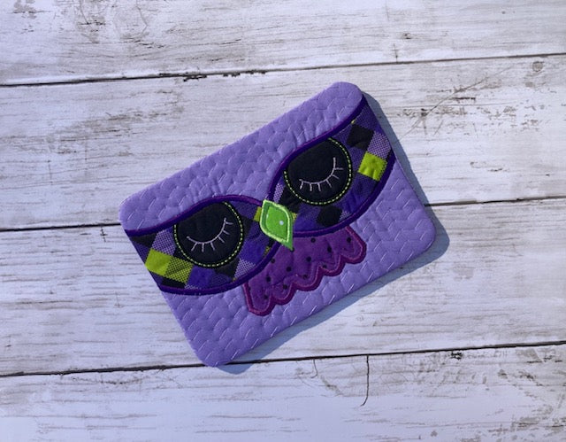 What a Hoot Mug Rug Coaster