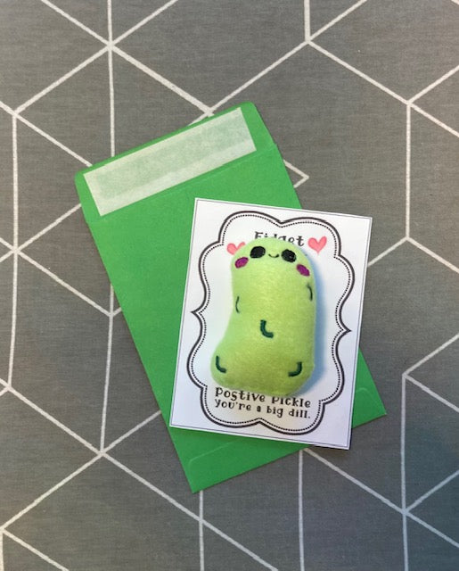 Positivity Pickle Fidget Friend
