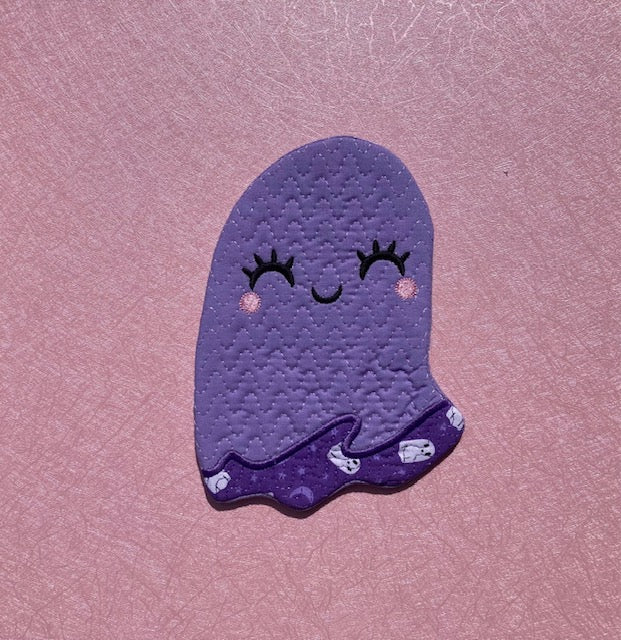 "Lil' Ghost" Mug Rug - Choice of Color