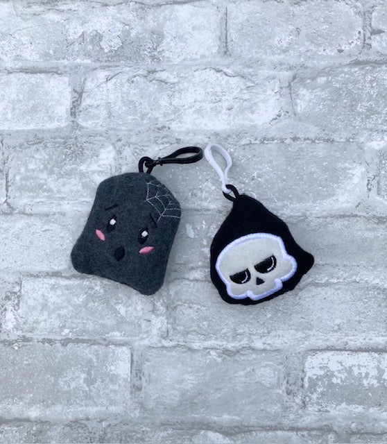 Reaper and Tombstone Bag Buddies