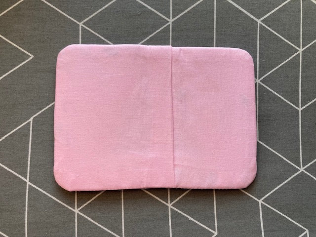 "Pink Rosebud" Mug Rug Coasters