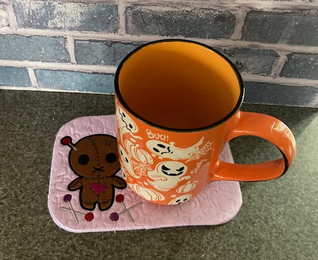 "Thinking of you" Mug Rug
