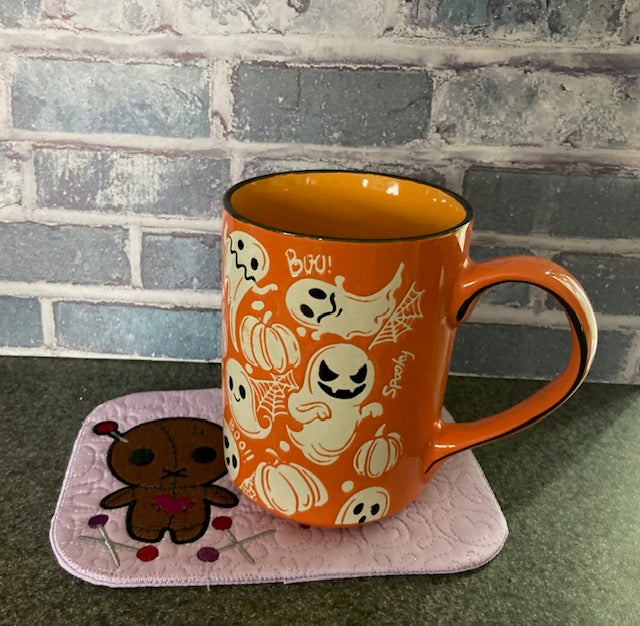 "Thinking of you" Mug Rug