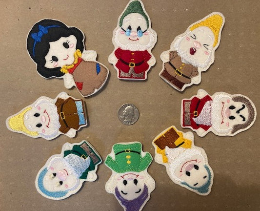 Forest Princess Finger Puppet Set One