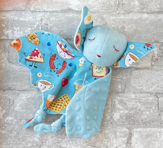 Nighty-Nite Bat Baby Blankie - no rattle