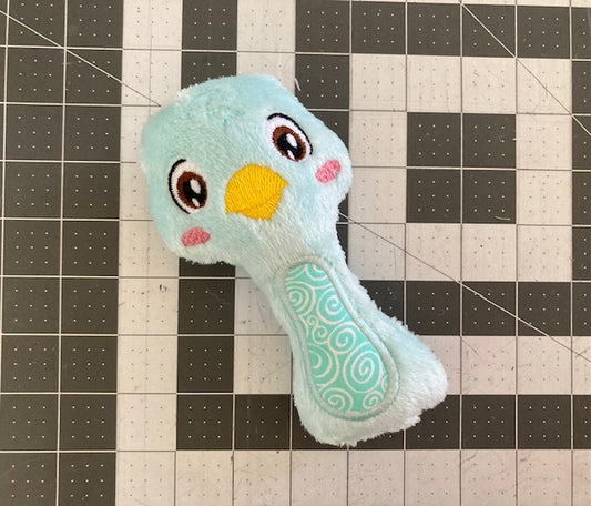 Blue Bird Baby Rattle