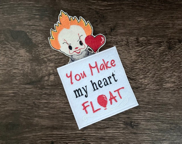 "Float" Valentine Card with Finger Puppet