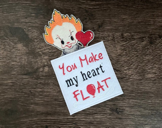 "Float" Valentine Card with Finger Puppet
