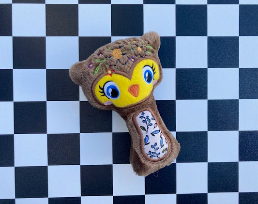 Owl Baby Rattle