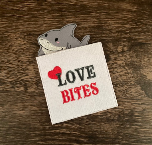 "Do Do Baby Shark" Valentine Card with Finger Puppet
