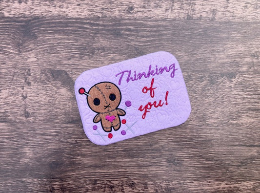 "Thinking of you" Mug Rug